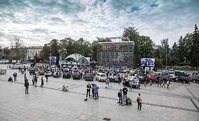 Baltijos kelio 30-mečio minėjimo &bdquo;Jeep Club Lithuania&ldquo; kelionės į Estija startas
