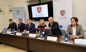 Spaudos konferencija valstybinio lygio civilinės saugos funkcinių pratybų pirminiams rezultatams ir vertinimams pristatyti