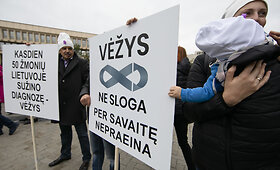 Mitingas &bdquo;Vėžys &ndash; ne sloga&ldquo;