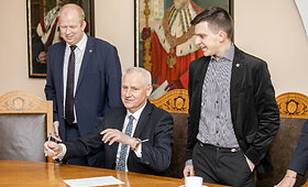 Vilniaus universiteto Tarybos posėdis, kuriame renkamas universiteto rektorius