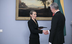 Aktorei Viktorijai Kuodytei įteikta Nacionalinė kultūros ir meno premija