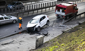 &bdquo;Kia&ldquo; avarija Geležinio vilko gatvėje