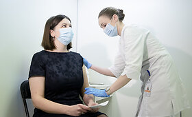 Gintarė Skaistė pasiskiepijo &bdquo;AstraZeneca&ldquo; vakcina nuo COVID-19