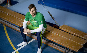 Gimnastas Robertas Tvorogalas