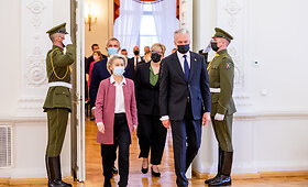 Gitano Nausėdos susitikimas su Jensu Stoltenbergu ir Ursula Von Der Leyen