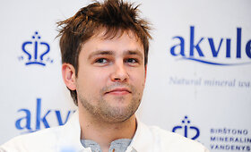 Andriaus Pojavio ir Lietuvos delegacijos &bdquo;Eurovizijoje&ldquo; spaudos konferencija