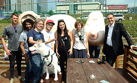 Festivalio &bdquo;Galapagai 2013&ldquo; spaudos konferencija prie Baltojo tilto