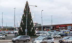 Kalėdų eglės prekybos centruose