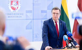 Agnės Bilotaitės ir Mario Kačinskio spaudos konferencija