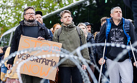 Protestas prie&scaron; apgręžimų smurtą