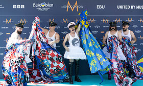 &bdquo;Eurovizijos 2023&ldquo; atidarymas: dalyviai žengė turkio spalvos kilimu