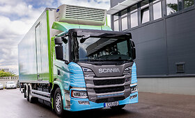 Elektrinis &bdquo;Scania&ldquo; sunkvežimis