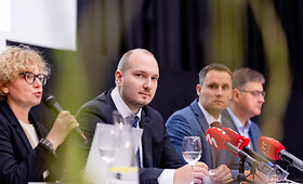 Spaudos konferencija apie artėjančius mokslo metus