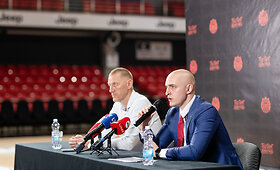Vilniaus &bdquo;Ryto&ldquo; krep&scaron;inio komandos  spaudos konferencija