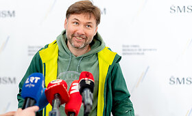 Spaudos konferencija &Scaron;vietimo, mokslo ir sporto ministerijoje