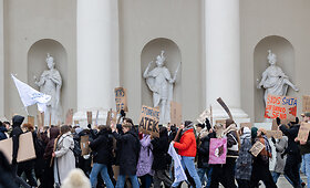Studentų eisena Vilniuje