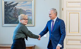 Gitanas Nausėda susitiko su Ingrida &Scaron;imonyte