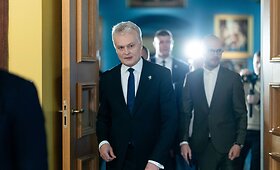 Gitano Nausėdos porinkiminė spaudos konferencija