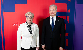 Gitano Nausėdos ir Ingridos &Scaron;imonytės debatai LRT radijo studijoje