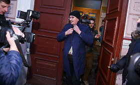 Aleksandras Pogrebnojus i&scaron;eina i&scaron; Vilniaus miesto trečiojo policijos komisariato