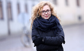 Monika Linkytė be makiažo