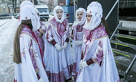 Rusų bendruomenė ir stačiatikybės tradicijų puoselėtojai &scaron;venčia &Scaron;v. Kalėdas