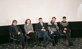 Filmo  &bdquo;Mes dainuosim&ldquo; spaudos konferencija