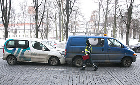 &bdquo;Citroen&ldquo; ir &bdquo;Toyota&ldquo; avarija T. Vrublevskio gatvėje