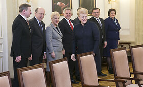 Prezidentė Dalia Grybauskaitė susitiko su Seimo valdyba