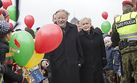 Trijų Baltijos valstybių vėliavų pakėlimo ceremonija