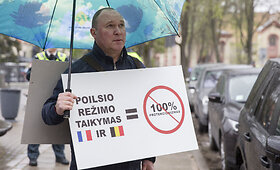&bdquo;Linavos&ldquo; organizuojamas vežėjų piketas