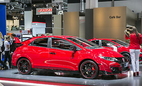 &bdquo;Honda&ldquo; stendas Frankfurto automobilių parodoje