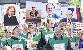 Profesinių sąjungų mitingas
