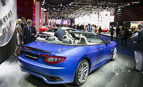 &bdquo;Maserati&ldquo; stendas Frankfurto automobilių parodoje