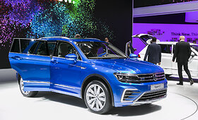 &bdquo;Volkswagen Tiguan&ldquo; Frankfurto automobilių parodoje