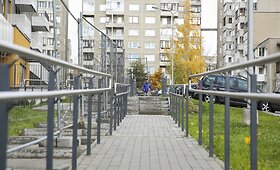 Vilniečius i&scaron;gąsdinęs dviračių takas Vilniaus Fabijoni&scaron;kių gatvėje