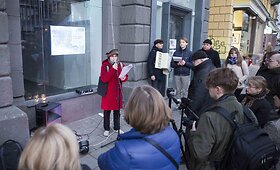 Vilniaus getą i&scaron;gyvenusio austrų kilmės poeto Hermanno Adlerio eilių skaitymas