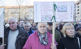 Ūkininkų mitingas prie Seimo rūmų