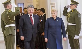 Dalia Grybauskaitė susitiko su Ukrainos prezidentu Petro Poro&scaron;enka