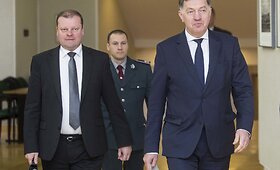 Algirdas Butkevičius susitiko su Sauliumi Skverneliu ir Linu Pernavu