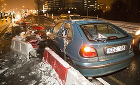 &bdquo;Renault&ldquo; avarija Vilniuje