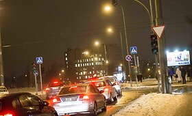 Dėl neveikiančių &scaron;viesoforų Laisvės prospekte susidarė spūstys