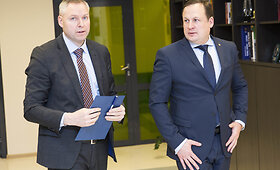 15min tiesioginėje konferencijoje Evaldas Pa&scaron;ilis ir Žydrūnas Radi&scaron;auskas