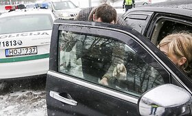 Rytinis kelių policijos reidas