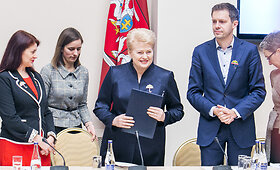 Dalia Grybauskaitė susitiko su savivaldybių merais