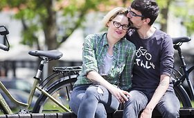 Lenkė Marta Hopfer ir prancūzas Jean-Nicolas Gilles Vilniuje
