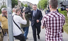 Eligijus Masiulis po apklausos Generalinėje prokuratūroje
