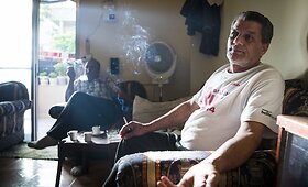 Badawi stovykloje gyvenantį Ahmedą Libanas laiko ne pabėgėliu, o turistu