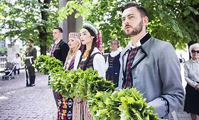 Okupacijos, genocido ir sovietmečio represijų aukų pagerbimo ceremonija 