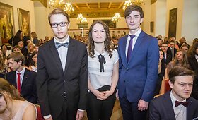 Valdovų rūmuose pagerbti geriausi &scaron;alies abiturientai